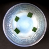Vase « Guirlandes » verre opalescent patiné bleu de René LALIQUE | Biron Vase « Guirlandes » verre opalescent patiné bleu de René LALIQUE