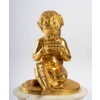 Prélude Bacchique:Enfant jouant de la Flûte de Pan.Pendule de Style Louis XVI par la Maison Charpentier. | Biron Prélude Bacchique:Enfant jouant de la Flûte de Pan.Pendule de Style Louis XVI par la Maison Charpentier.