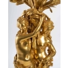 Paire de candélabres aux femmes en bronze doré et ciselé, fin XIXème | Biron Paire de candélabres aux femmes en bronze doré et ciselé, fin XIXème