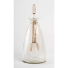 Carafe « Prunelles » verre blanc patiné sépia de René LALIQUE pour Cusenier | Biron Carafe "Prunelles" verre blanc patiné sépia de René LALIQUE pour Cusenier
