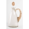 Carafe « Prunelles » verre blanc patiné sépia de René LALIQUE pour Cusenier | Biron Carafe "Prunelles" verre blanc patiné sépia de René LALIQUE pour Cusenier