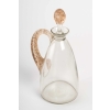 Carafe « Prunelles » verre blanc patiné sépia de René LALIQUE pour Cusenier | Biron Carafe "Prunelles" verre blanc patiné sépia de René LALIQUE pour Cusenier