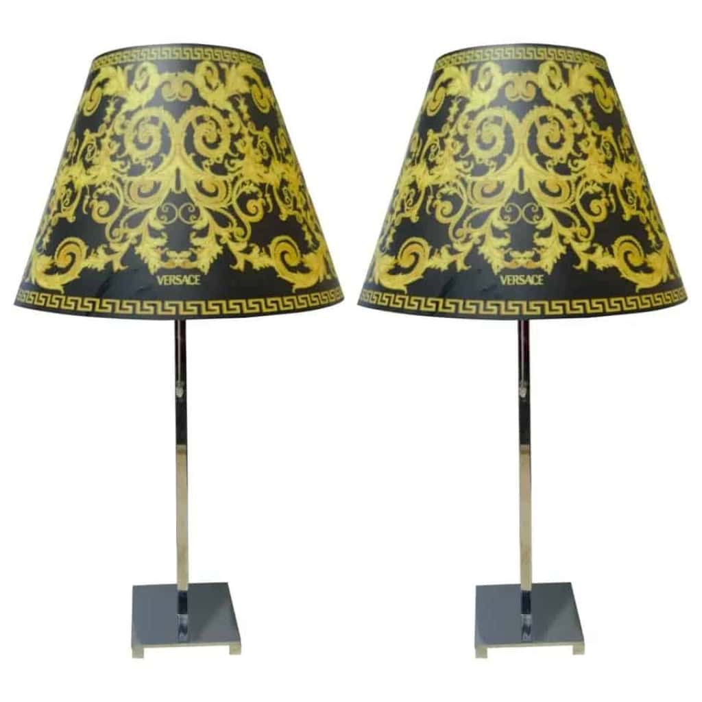 Versace, Pair of Lamps | Biron ||