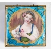 Petite boîte a bijoux art nouveau signée H. Doublet