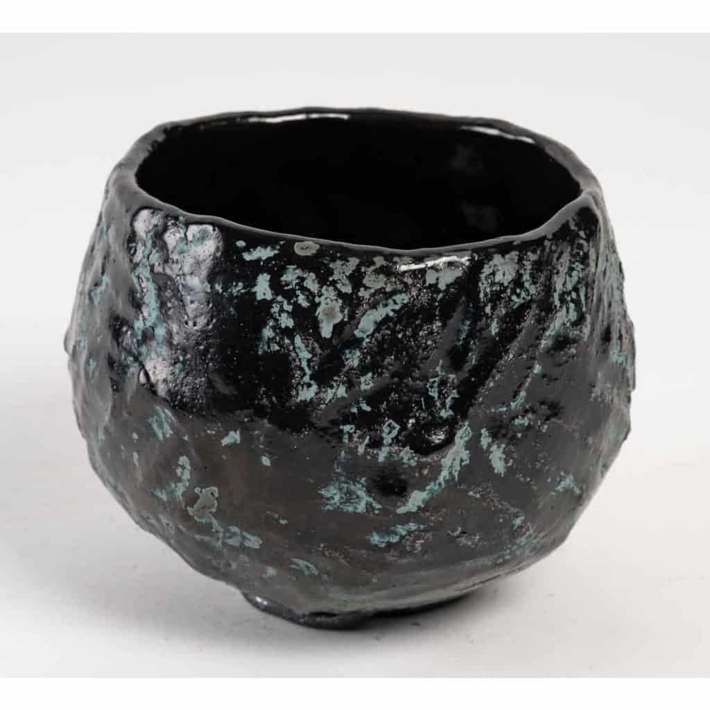 Gisèle Buthod – Garçon (1954) – bol raku n°2 | Biron Gisèle Buthod - Garçon (1954) - bol raku n°2
