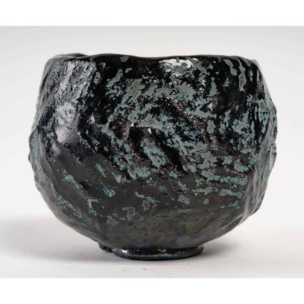 Gisèle Buthod – Garçon (1954) – bol raku n°2 | Biron Gisèle Buthod - Garçon (1954) - bol raku n°2