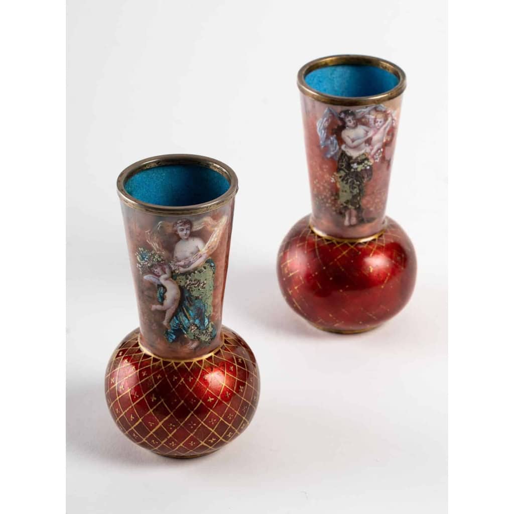 Paire de vases Art nouveau | Biron Paire de vases Art nouveau