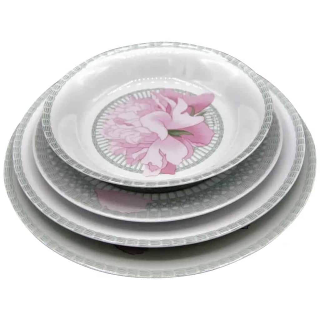 Hermès « Pivoines » Dinner, Partie de Service, 24 Pieces | Biron ||