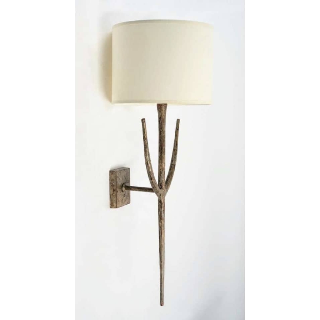 Grande Paire d’Appliques en Bronze par Franco Lapini pour Porta Romana 1978 | Biron Grande Paire d'Appliques en Bronze par Franco Lapini pour Porta Romana 1978