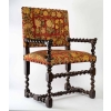 fauteuil Louis XIII ,accotoirs aux têtes de chien,17 eme | Biron ||||||||
