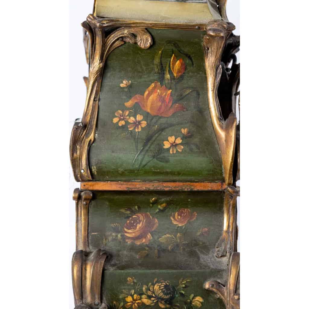 Cartel d’applique en bronze doré et vernis. Style Louis XV. Epoque Napoléon III | Biron Cartel d'applique en bronze doré et vernis. Style Louis XV. Epoque Napoléon III