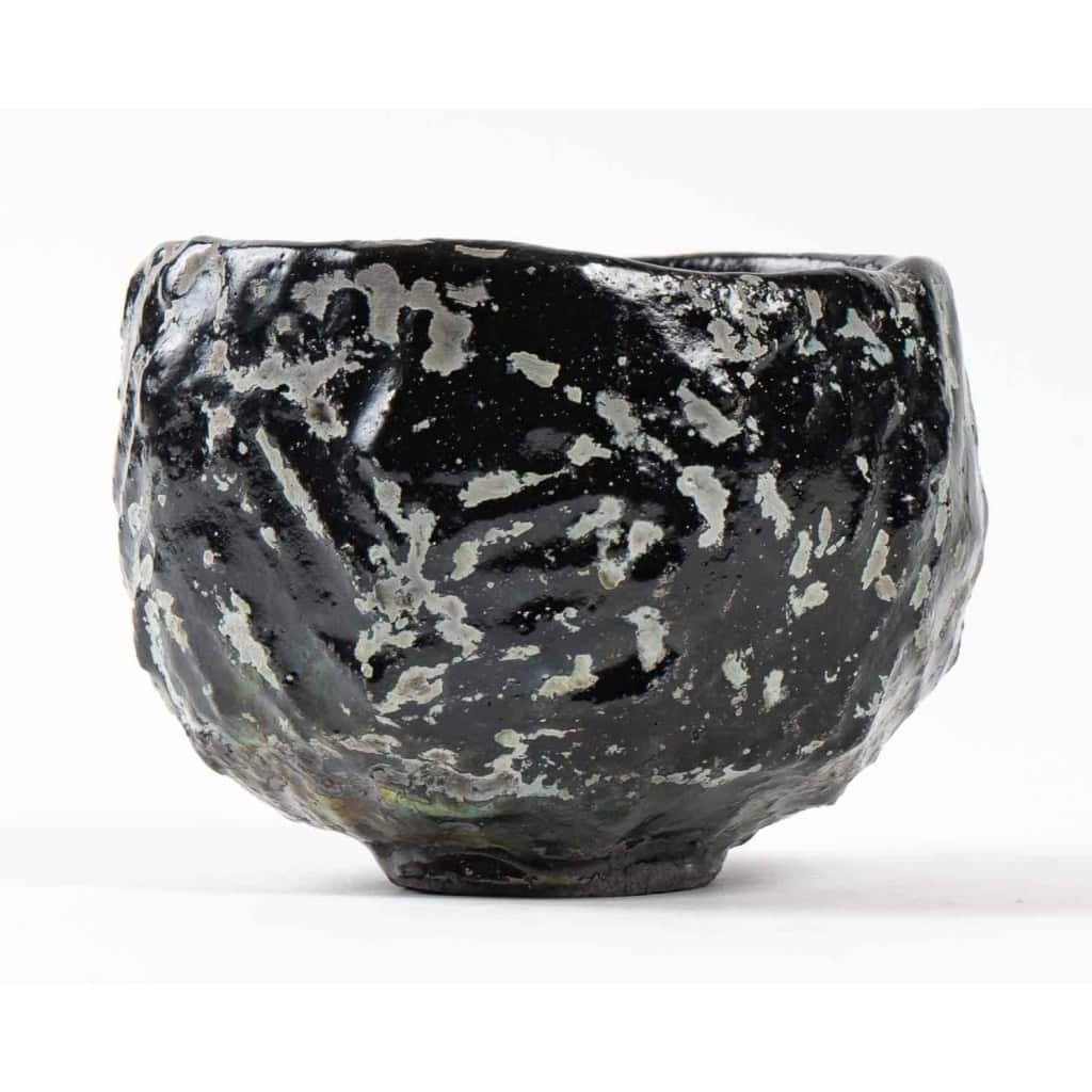 Gisèle Buthod – Garçon ( 1954 ) – bol raku n° 1 | Biron Gisèle Buthod - Garçon ( 1954 ) - bol raku n° 1