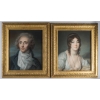 Paire de portraits. | Biron ||||||