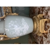 Paire de lampes en porcelaine. Époque Napoléon III