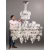 Exceptionnel lustre de la cristallerie Baccarat, 19 ème. | Biron Exceptionnel lustre de la cristallerie Baccarat, 19 ème.