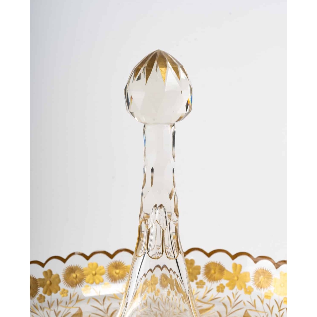 Vide poche 1900, en cristal doré