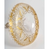 Vide poche 1900, en cristal doré