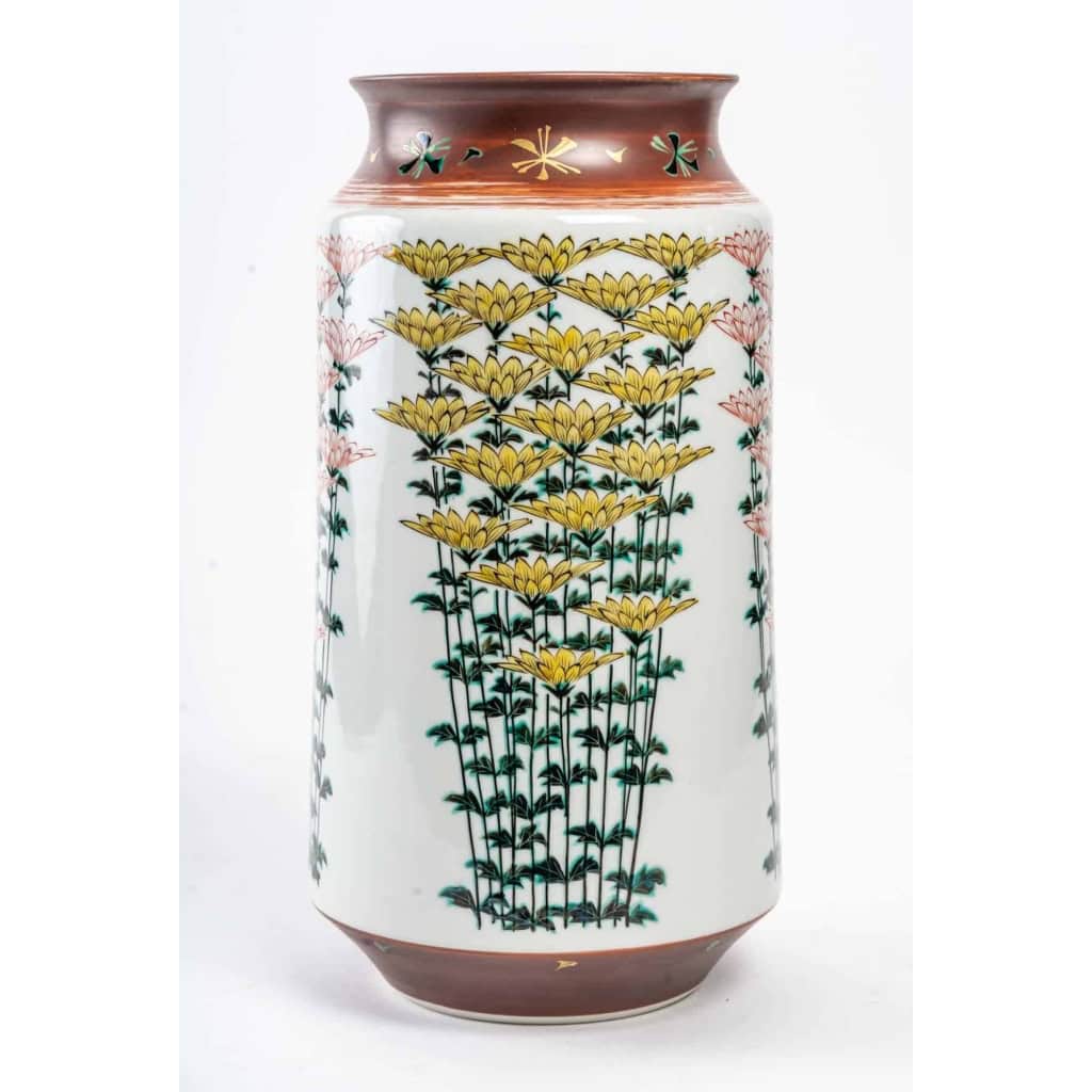 vase en porcelaine de kutani | Biron vase en porcelaine de kutani