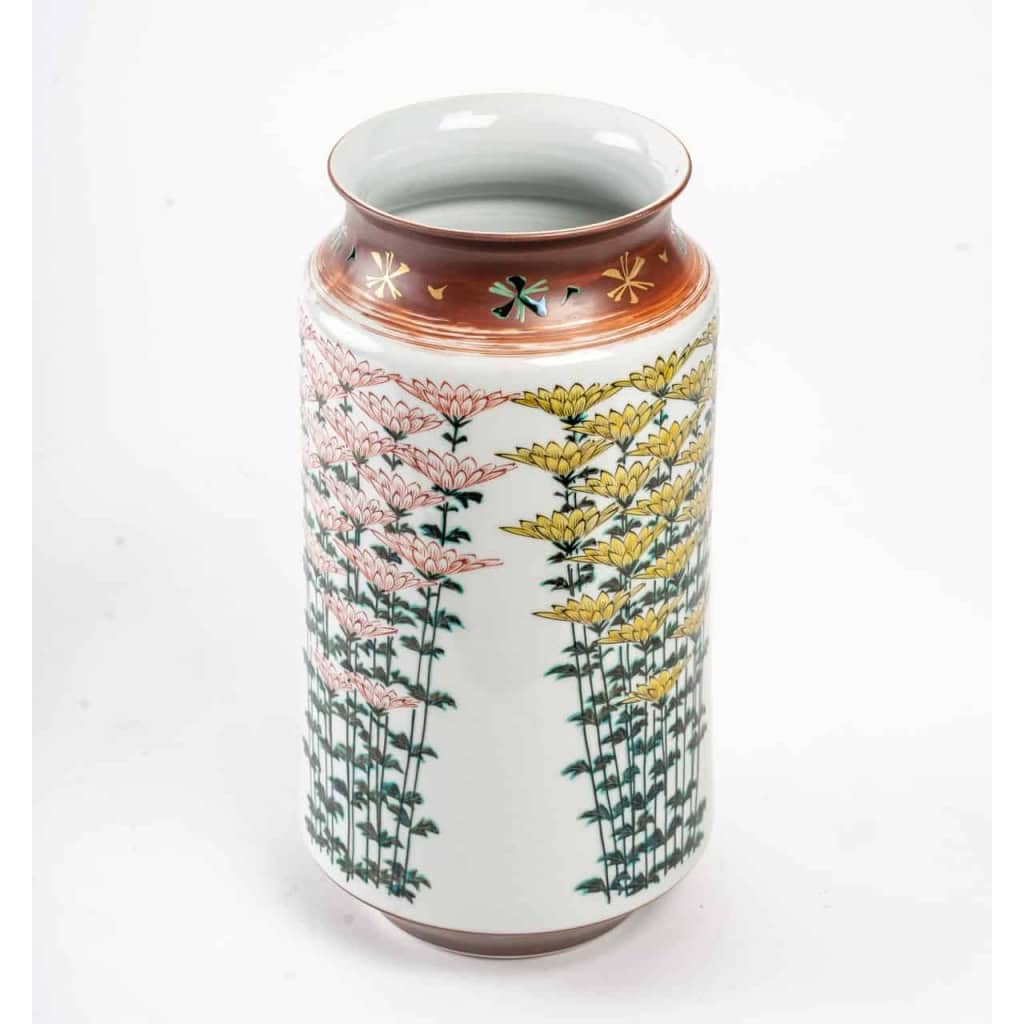 vase en porcelaine de kutani | Biron vase en porcelaine de kutani