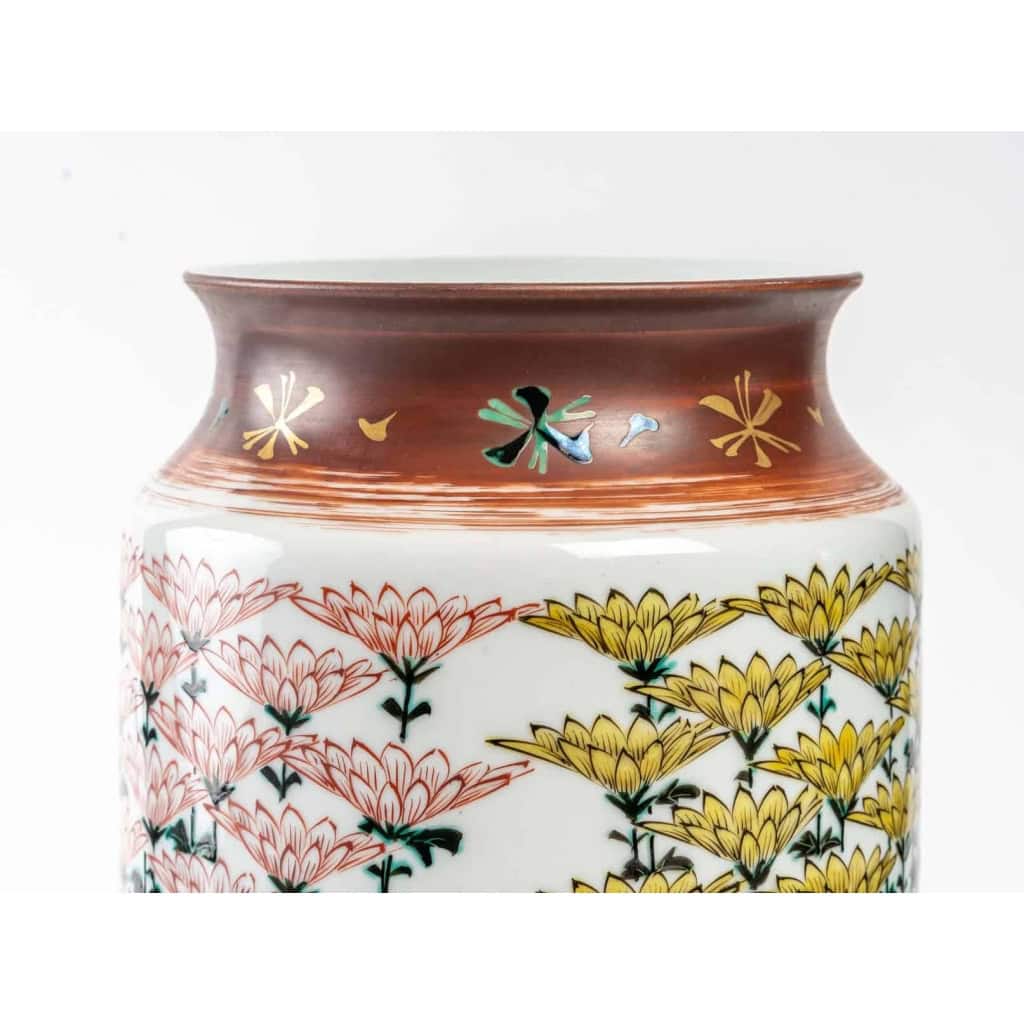 vase en porcelaine de kutani | Biron vase en porcelaine de kutani