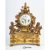 Pendule en bronze fin XVIIIème / Début XIXème | Biron |||||||||||