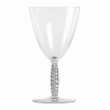 Suite de 5 cinq verres à vin « Dornach » verre blanc patiné gris de René LALIQUE | Biron Suite de 5 cinq verres à vin "Dornach" verre blanc patiné gris de René LALIQUE