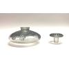 Flacon « Misti » verre blanc patiné bleu de René LALIQUE pour L.T PIVER | Biron Flacon "Misti" verre blanc patiné bleu de René LALIQUE pour L.T PIVER