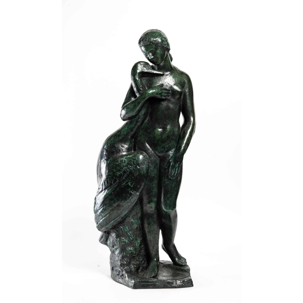 Leda et le cygne par Auguste Guenot | Biron |||||||||