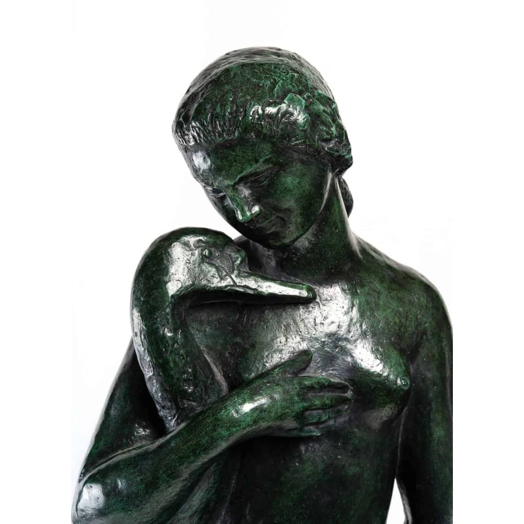 Leda et le cygne par Auguste Guenot | Biron Leda et le cygne par Auguste Guenot