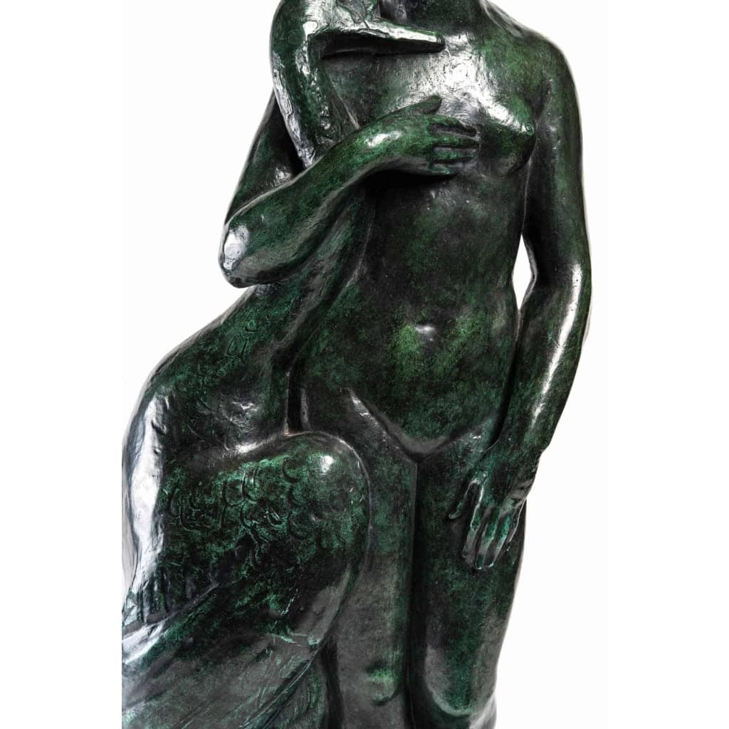 Leda et le cygne par Auguste Guenot | Biron Leda et le cygne par Auguste Guenot