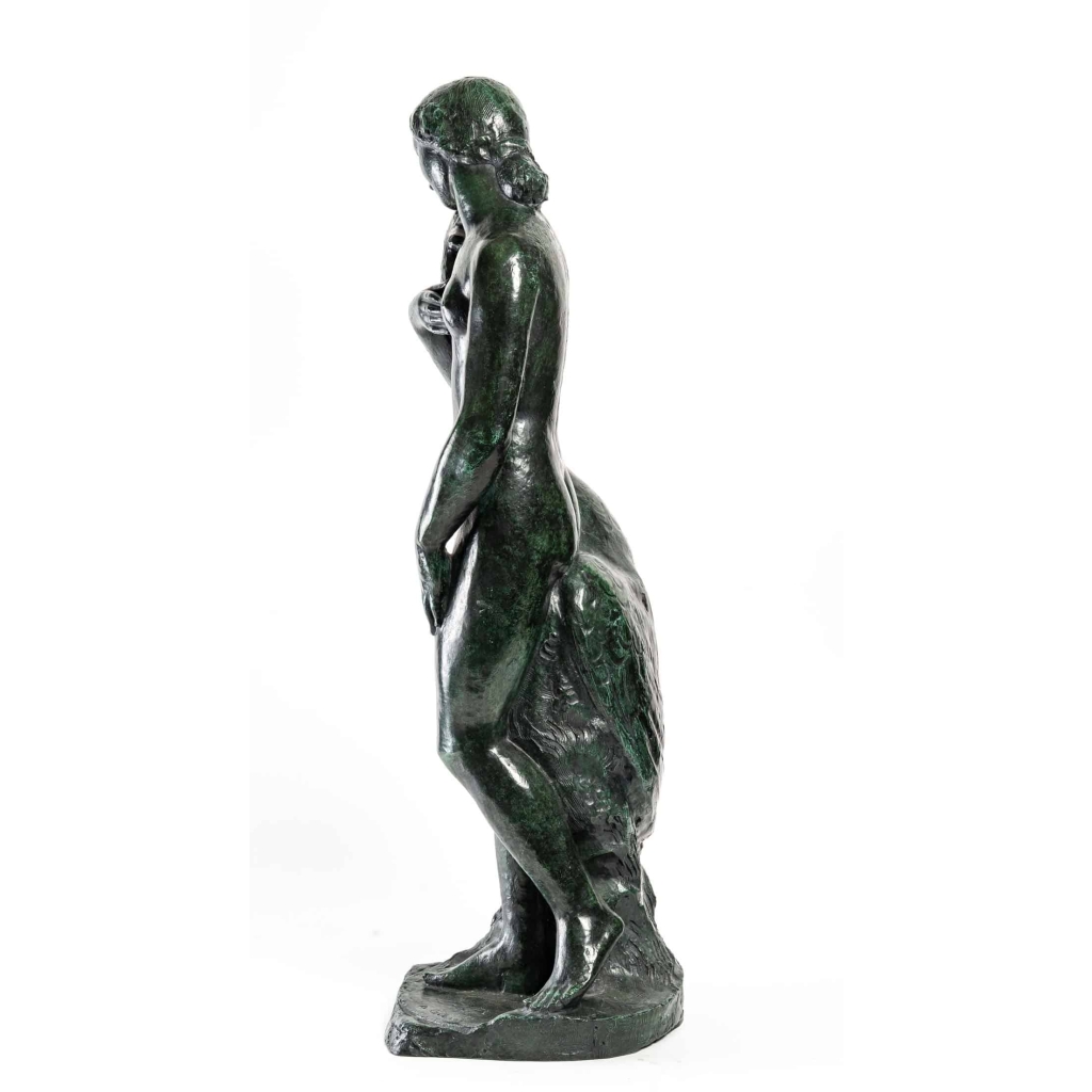 Leda et le cygne par Auguste Guenot | Biron Leda et le cygne par Auguste Guenot