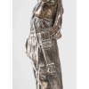 coupe en bronze argenté suportée par une figure de chasseur | Biron coupe en bronze argenté suportée par une figure de chasseur