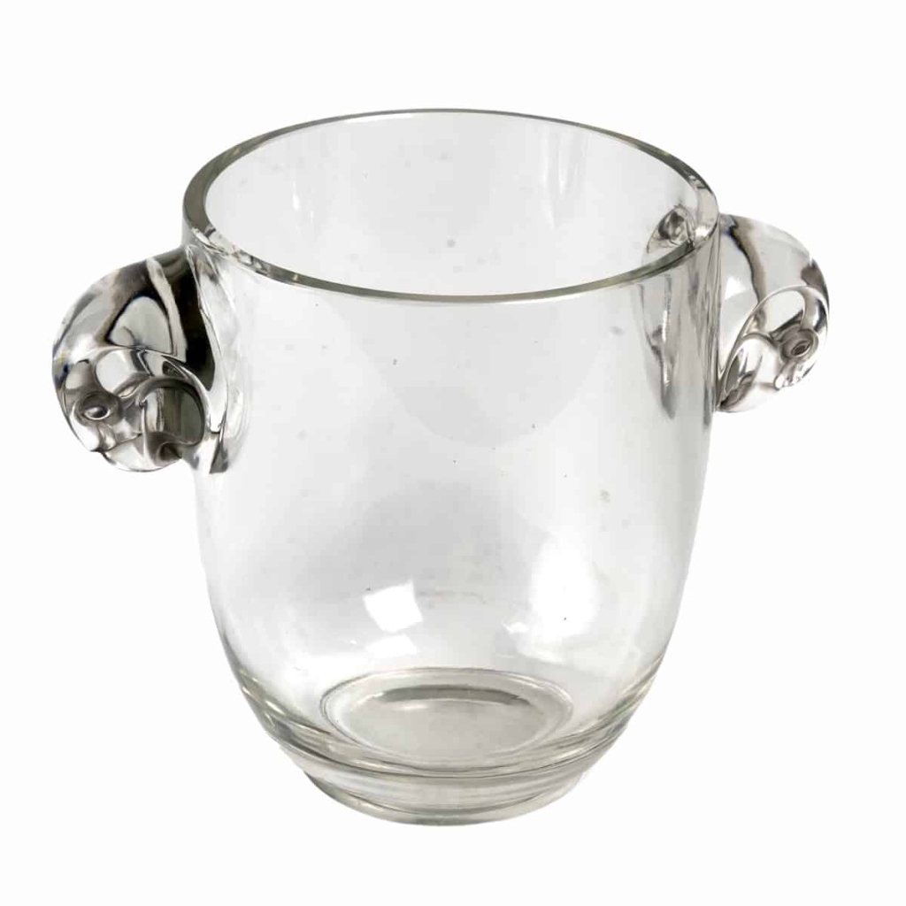 Vase « Albert » verre blanc de René LALIQUE | Biron Vase "Albert" verre blanc de René LALIQUE