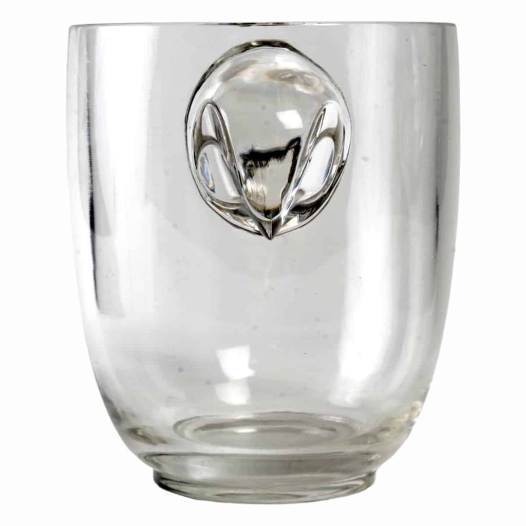 Vase « Albert » verre blanc de René LALIQUE | Biron Vase "Albert" verre blanc de René LALIQUE