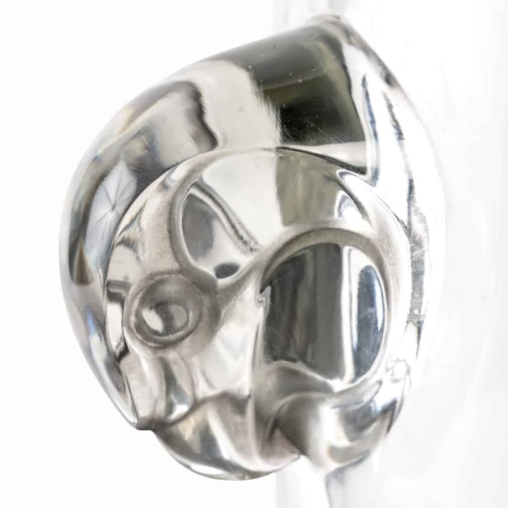 Vase « Albert » verre blanc de René LALIQUE | Biron Vase "Albert" verre blanc de René LALIQUE