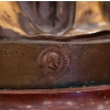 Bronze torchère signé de Guillemin | Biron Bronze torchère signé de Guillemin 