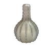 Vase « Dentelé » verre blanc patiné bleu de René LALIQUE | Biron |||||||