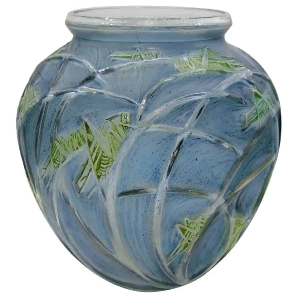René Lalique Vase « Sauterelles », « grasshopper » | Biron ||