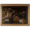 une paire de natures mortes aux fleurs.Huiles sur toiles Italie 17 eme siecle | Biron une paire de natures mortes aux fleurs.Huiles sur toiles Italie 17 eme siecle