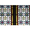 Vitraux aux motifs fleuris XIXème | Biron Vitraux aux motifs fleuris XIXème