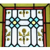 Vitraux aux motifs fleuris XIXème | Biron Vitraux aux motifs fleuris XIXème