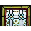 Vitraux aux motifs fleuris XIXème | Biron Vitraux aux motifs fleuris XIXème