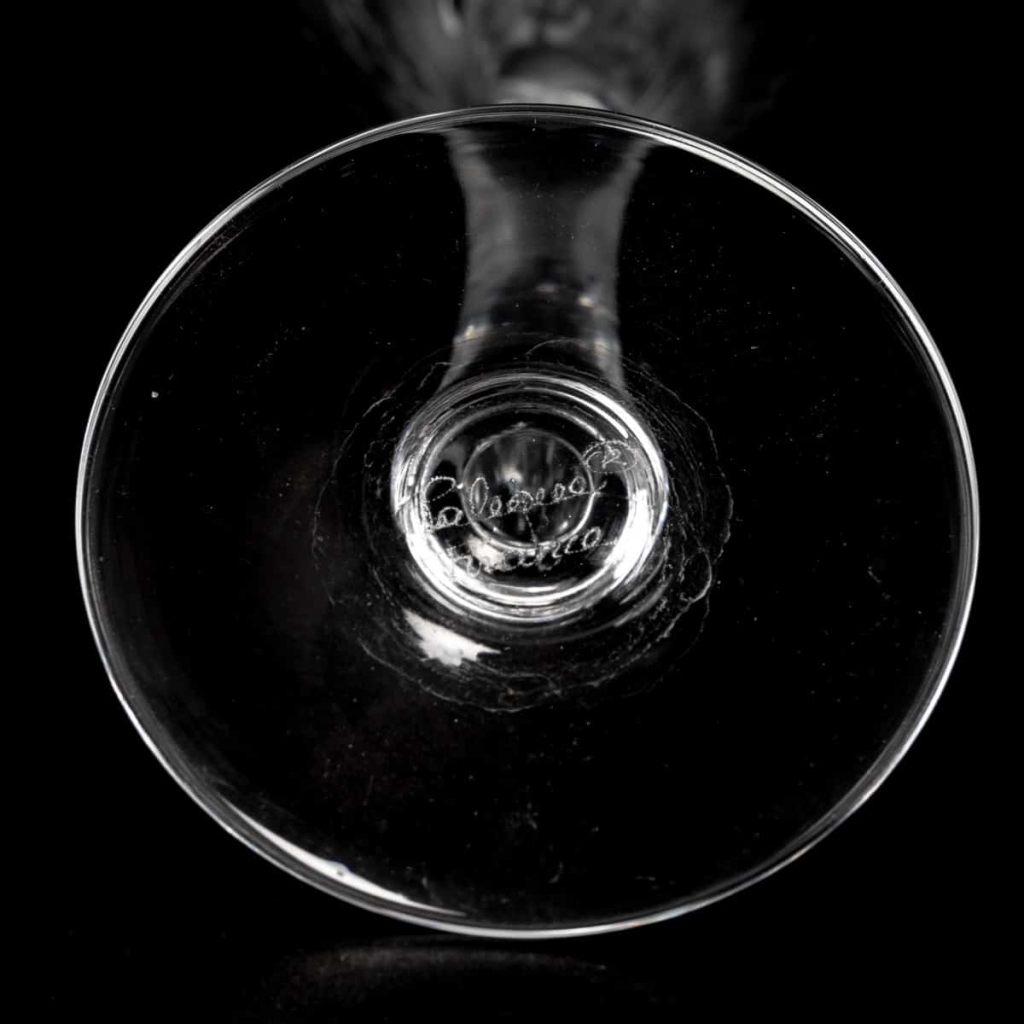 Verre Lalique « Ange au sourire » | Biron Verre Lalique "Ange au sourire"