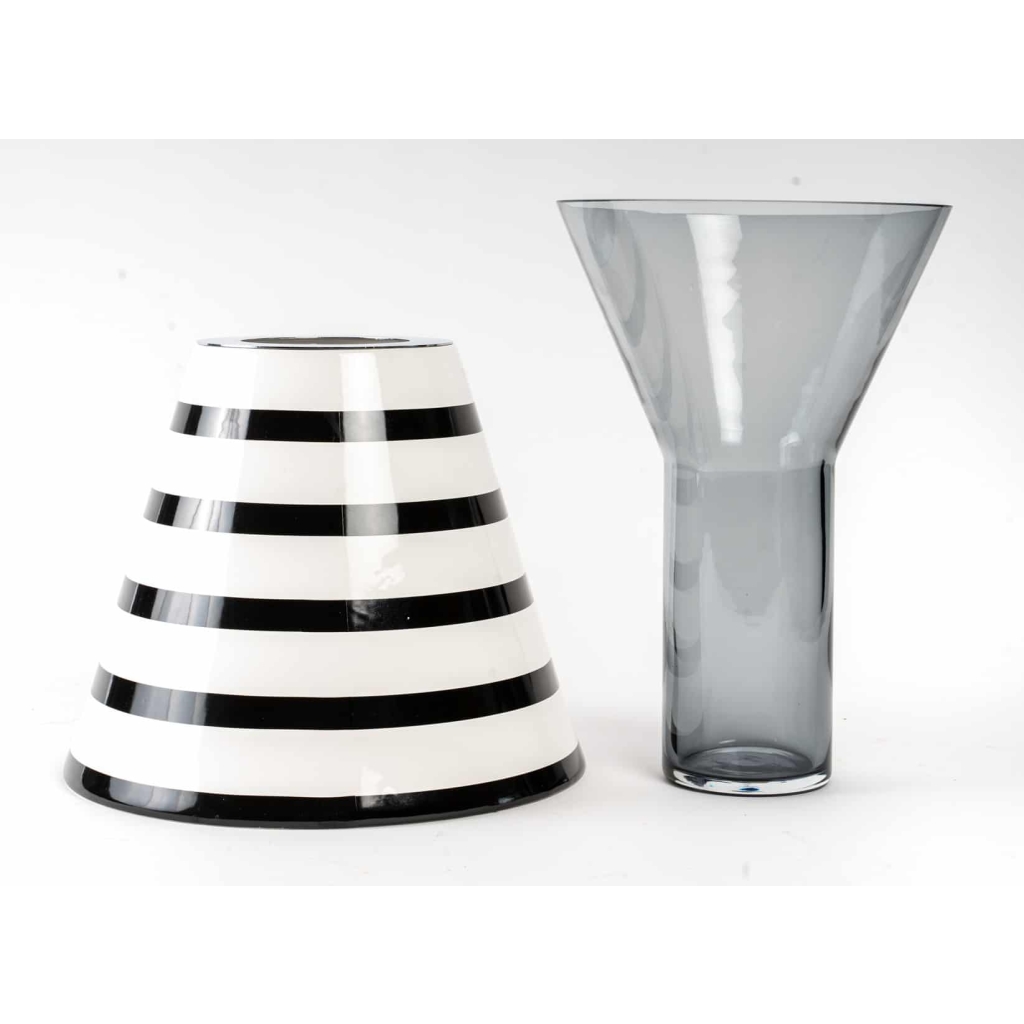 Vase Contemporain en Céramique et en Verre | Biron Vase Contemporain en Céramique et en Verre