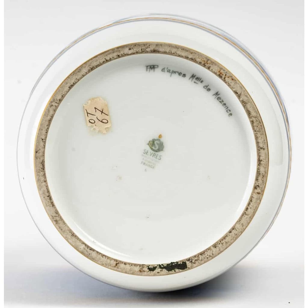 Vase en porcelaine de Sèvres, art déco | Biron Vase en porcelaine de Sèvres, art déco