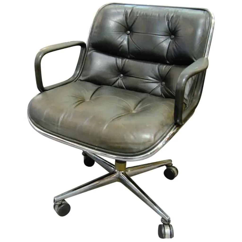 Charles Pollock, Knoll, fauteuil « Executive Chair » noir 2