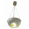Suspension Plafonnier « Dahlias » verre opalescent de René LALIQUE | Biron ||||||||||||