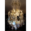 Très grand lustre en cristal, fin XIXème. | Biron ||||||||
