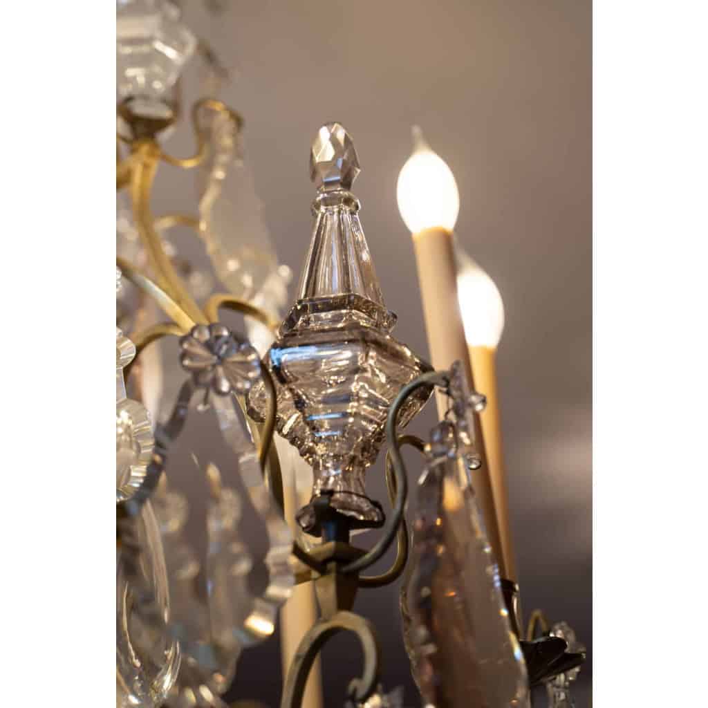 Très grand lustre en cristal, fin XIXème. | Biron Très grand lustre en cristal, fin XIXème.