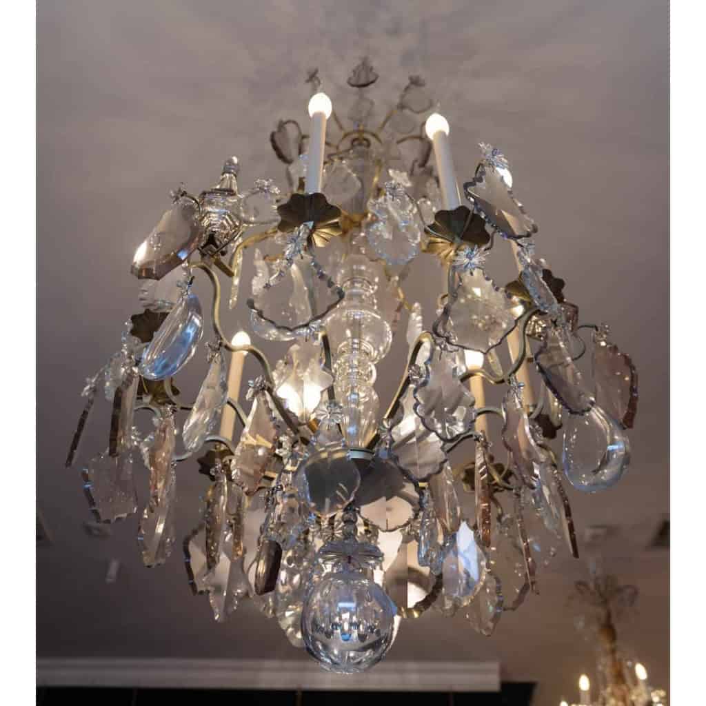 Très grand lustre en cristal, fin XIXème. | Biron Très grand lustre en cristal, fin XIXème.